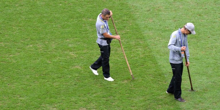 Les pelouses françaises sont dans un état plutôt lamentable durant l’euro 2016