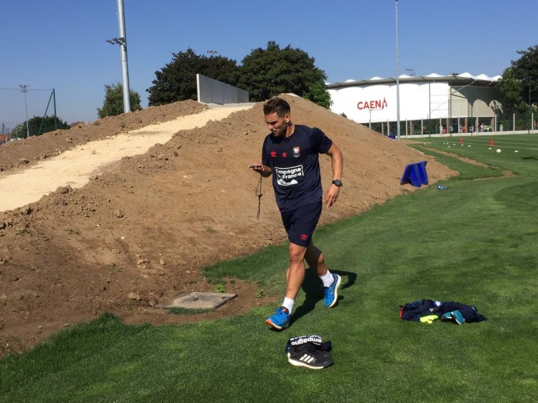 Andy Delort est de nouveau sur le terrain