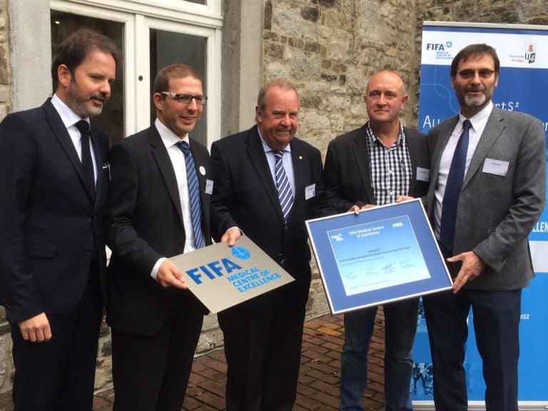 Un centre médical d’excellence de la FIFA à Liège