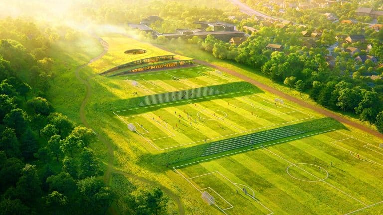 Ces terrains de foot norvégiens, aussi luxueux que des hôtels 5 étoiles, unissent tradition viking et modernité écologique