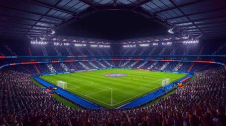 « Des milliards en jeu » : comment le PSG compte exploiter les millions de la Ligue des Champions pour dominer l’Europe du football cette saison Illustration de l'ascension financière du PSG en Ligue des Champions (création par IA, illustration non réaliste). Crédit : Ideogram.