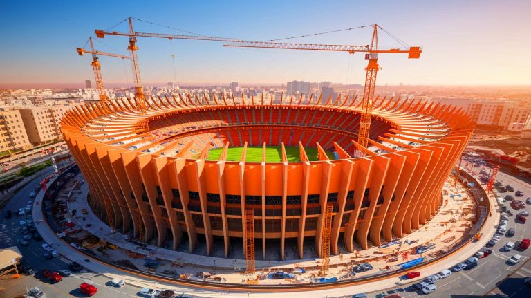 « Le plus grand chantier du siècle » : le marché colossal de construction du Grand stade Hassan II enfin lancé avec des investissements records en millions d&rsquo;euros