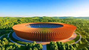 « Un pas de géant pour l’architecture durable » : ce stade entièrement en bois redéfinit les normes écologiques et surprend le monde du sport