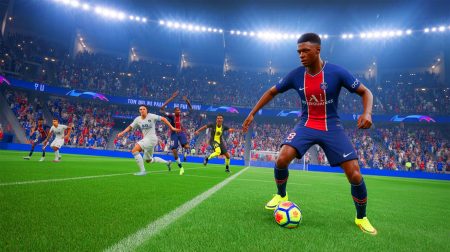 Illustration de la carrière et du salaire d'Ousmane Dembélé. Image réalisée par IA.