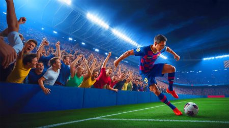 Illustration de la victoire spectaculaire du FC Barcelone contre le PSG en Ligue des champions (création par IA, non réaliste). Crédit : Ideogram