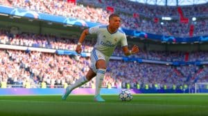 Illustration de Kylian Mbappé en tant que joueur le mieux payé d'Europe (création par IA, illustration non réaliste). Crédit : Ideogram.