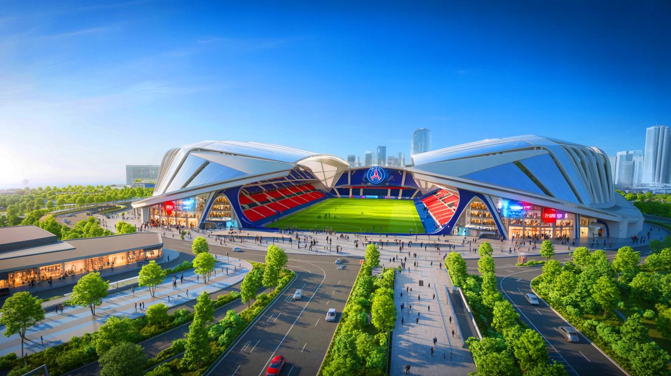 « C’est une vraie ville dans la ville » : le PSG dévoile son futur stade de 60 000 places et ses images IA hallucinantes