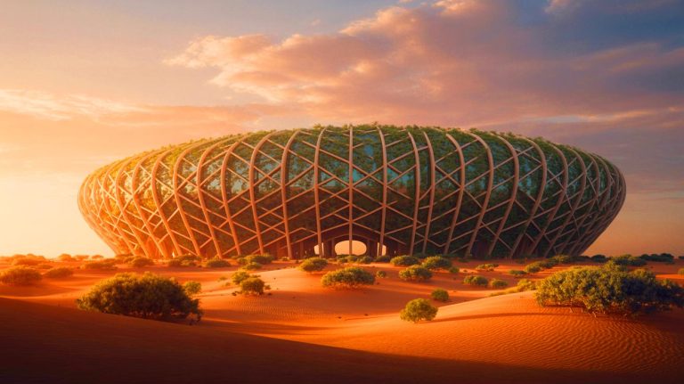 « Une graine géante en plein désert » : l’Arabie saoudite dévoile un stade monumental avec randonnées sur le toit et design futuriste