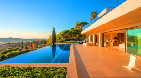 Illustration de la maison d'Ousmane Dembélé à Barcelone. Image réalisée par IA.