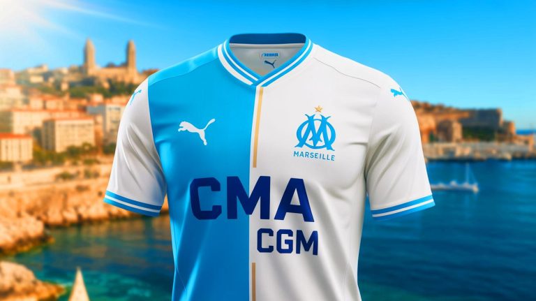 Coup de tonnerre à Marseille : l&rsquo;OM lève le voile sur ce maillot domicile inédit qui fait déjà trembler les supporters et bouleverse la Ligue 1