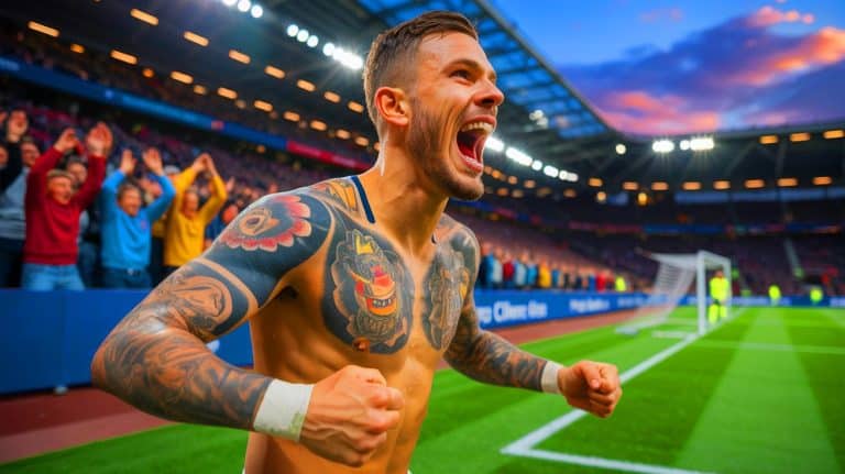 « Les joueurs tatoués marquent plus » : une tendance étonnante qui fascine les analystes et divise le monde du football