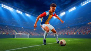 Illustration de Max Aarons, défenseur anglais, ciblé par l'Olympique de Marseille pour renforcer son effectif. Image réalisée par IA.