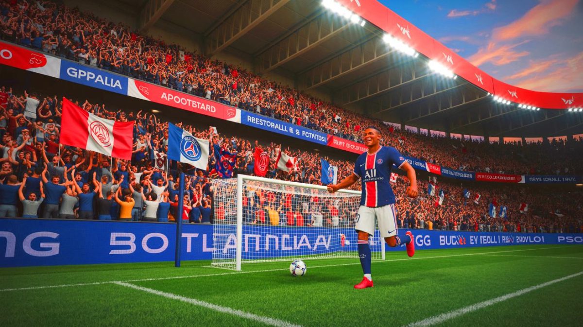 Illustration de la Coupe du Monde des Clubs 2025 et de la victoire du PSG en Ligue des Champions. Image réalisée par IA.