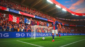 Illustration de la Coupe du Monde des Clubs 2025 et de la victoire du PSG en Ligue des Champions. Image réalisée par IA.