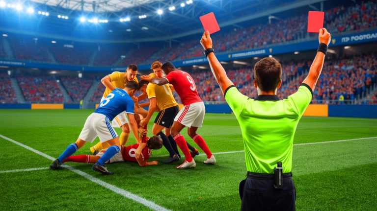 Un match de football vire au chaos absolu : 36 cartons rouges distribués en une seule rencontre, un record inédit dans l&rsquo;histoire du sport