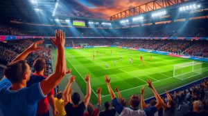 Illustration des plus gros transferts de l'histoire du football moderne. Image réalisée par IA.