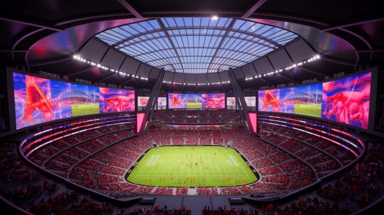 « Ce stade vous fera oublier la Tour Eiffel ! » : le Mercedes-Benz Stadium à 1,5 milliard d&rsquo;euros éblouit avec son toit rétractable et son écran circulaire géant