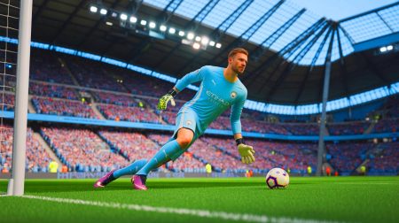 Illustration de Marcus Bettinelli rejoignant Manchester City en tant que troisième gardien. Image réalisée par IA.