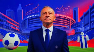 Illustration de la richesse et des investissements dans le football français, générée par intelligence artificielle.