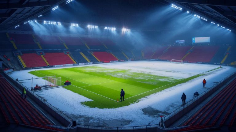« Ils osent chauffer le terrain ! » : cette méthode controversée pour sauver OL-Bordeaux sous la neige à Gerland suscite l&rsquo;indignation des écologistes