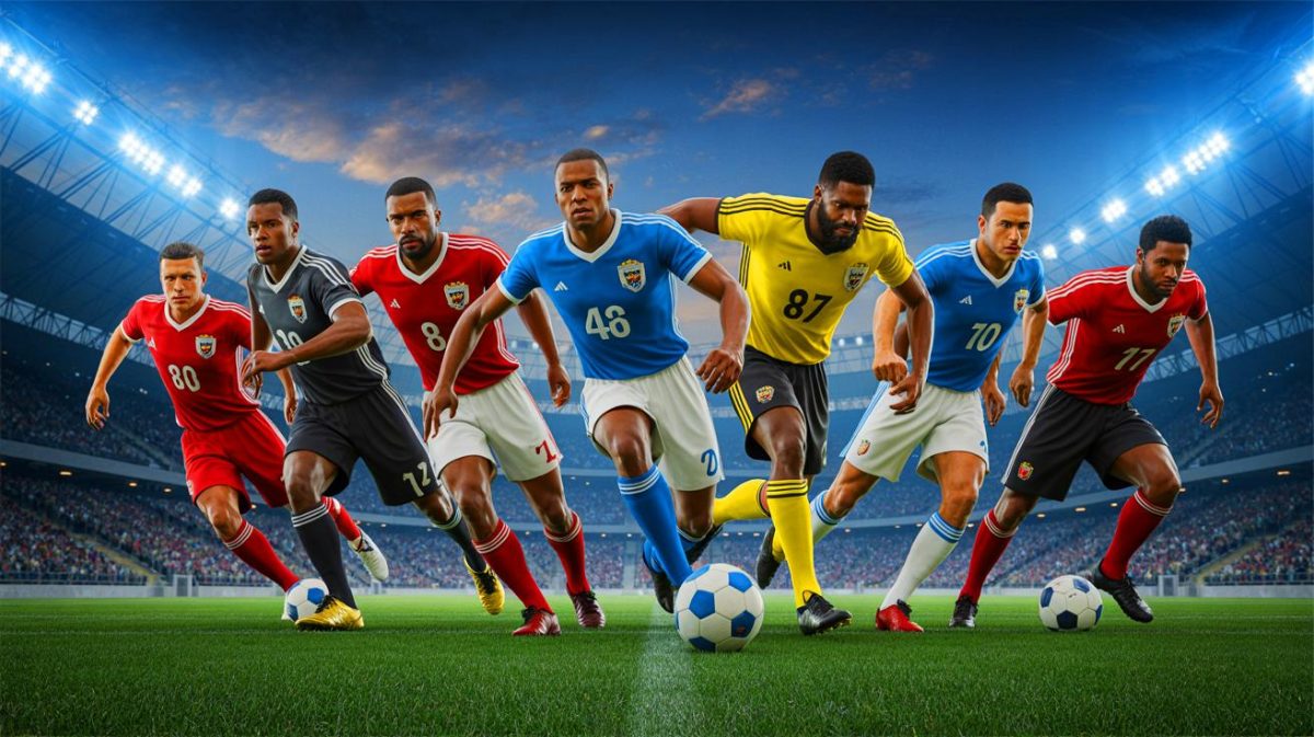 Illustration de clauses contractuelles insolites dans le monde du football, générée par intelligence artificielle.