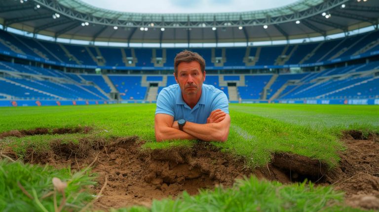 « J’ai vu un jardinier s’évanouir pour une taupe » : au Stade de France, ces gardiens fous du gazon vivent une guerre invisible et acharnée