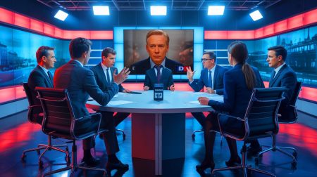 Illustration de la controverse autour de Pierre Ménès et le documentaire de Marie Portolano, créée par intelligence artificielle.