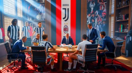 Illustration de la quête de renforts offensifs de la Juventus et de l'AC Milan vers le Paris Saint-Germain.