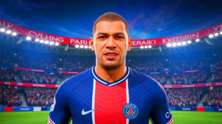 Illustration de Khvicha Kvaratskhelia rejoignant le PSG, générée par intelligence artificielle.