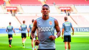 Illustration de Paul Pogba rejoignant l'AS Monaco, générée par intelligence artificielle.