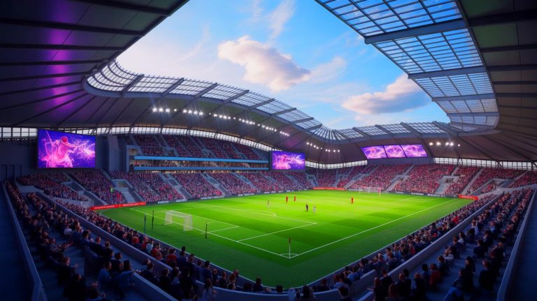 « Un stade qui respire et change de forme » : Manchester inaugure une arène futuriste pendant que Riyad, Casablanca et Milan préparent des monstres encore plus fous