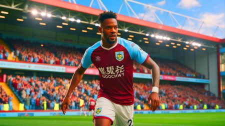 Illustration de Lesley Ugochukwu rejoignant le Burnley Football Club.