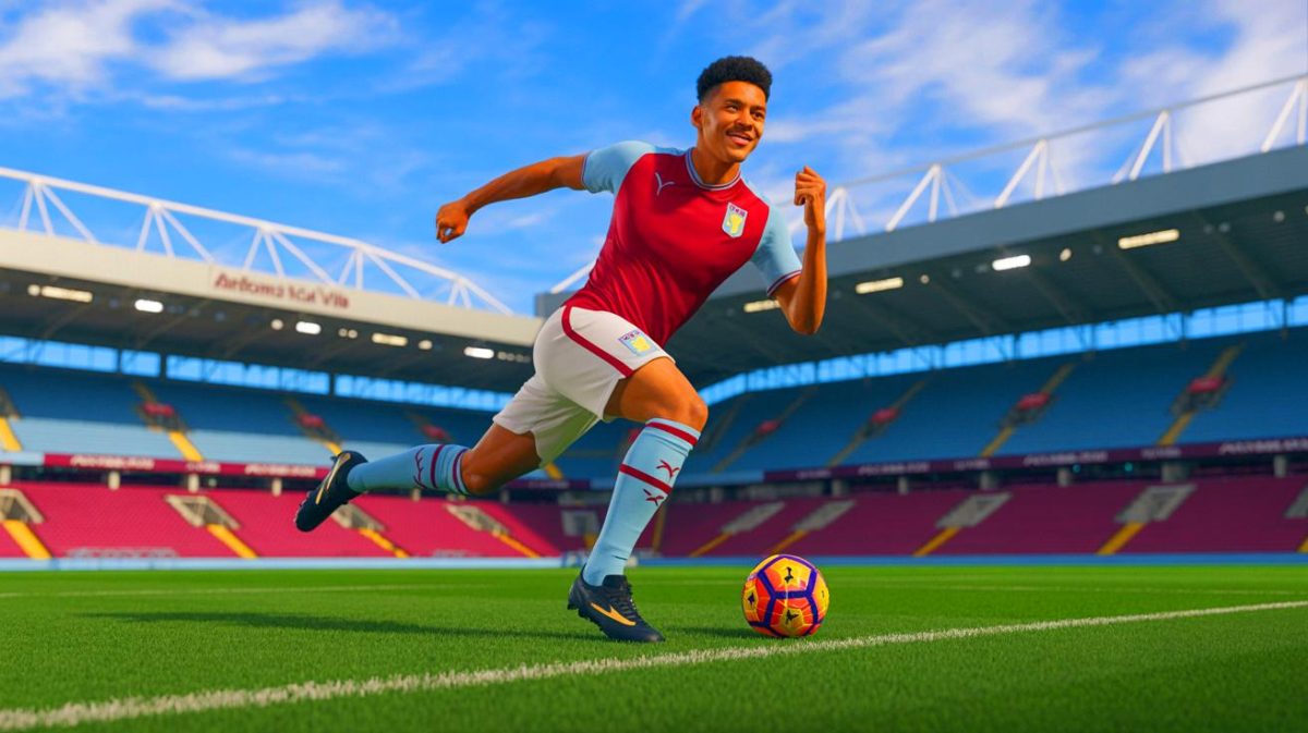 Evann Guessand tourne le dos à 20 millions d’euros : « L’argent ne fait pas tout » Illustration de l'arrivée d'Evann Guessand à Aston Villa après son transfert depuis l'OGC Nice.