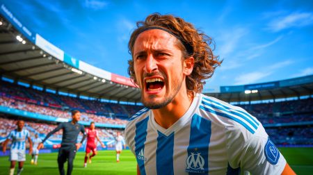 Illustration de l'affaire Adrien Rabiot et les tensions internes à l'Olympique de Marseille.