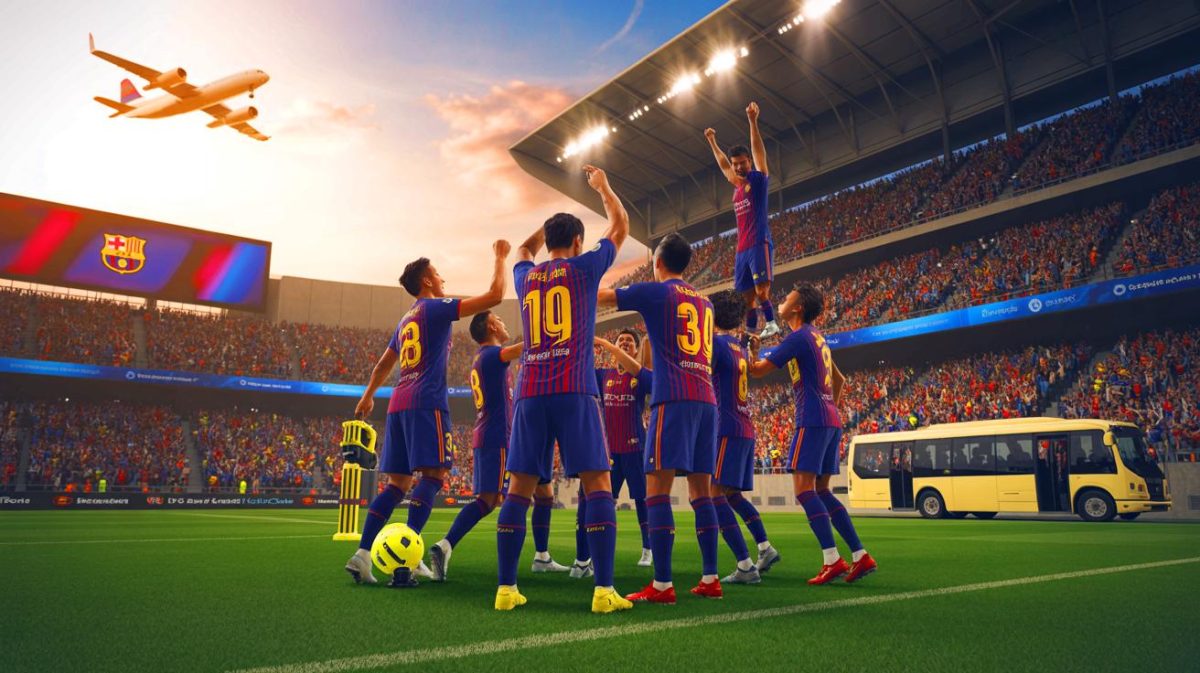 Les joueurs du FC Barcelone « fatigués d’être ignorés » par Hansi Flick et son staff Illustration de la tournée asiatique du FC Barcelone avec des succès sportifs et des critiques logistiques.