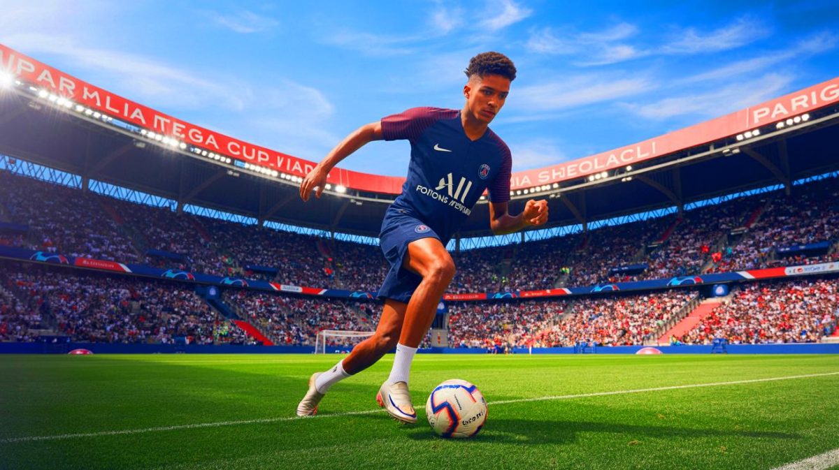 Illustration de Khalil Ayari lors de son essai au Paris Saint-Germain.