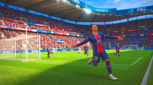 Illustration de Fabian Ruiz célébrant son but décisif pour le PSG face à Angers.
