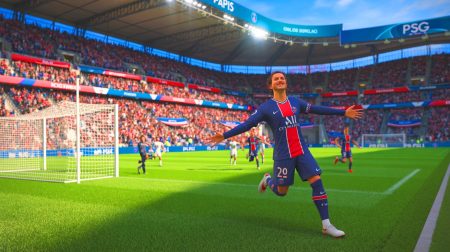 Illustration de Fabian Ruiz célébrant son but décisif pour le PSG face à Angers.