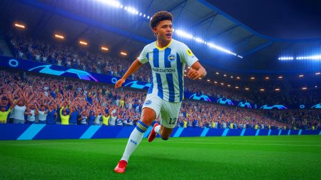 Illustration de Carlos Baleba, milieu de terrain de Brighton, convoité par Manchester United et Manchester City.
