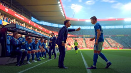 Illustration de la décision stratégique d'Antonio Conte de remplacer Kevin De Bruyne lors du match de Ligue des Champions contre Napoli.