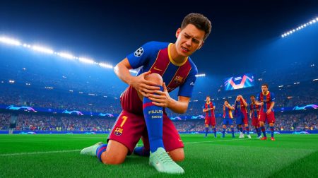 Illustration de l'inquiétude autour de la blessure de Pau Cubarsí lors de l'entrée en Ligue des Champions du FC Barcelone.