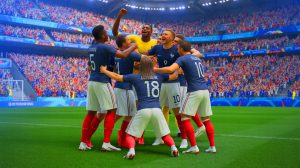 Illustration de la série impressionnante d'invincibilité de l'équipe de France en qualifications.