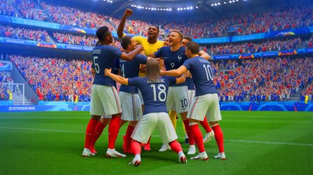 Illustration de la série impressionnante d'invincibilité de l'équipe de France en qualifications.