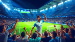Illustration de l'arrivée de Benjamin Pavard à l'Olympique de Marseille.