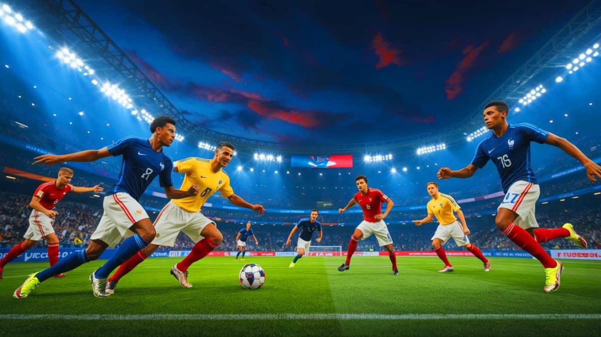 « C’est pire que prévu » : Ce scénario catastrophe qui enverrait les Bleus en barrages terrifie la France (à juste titre) Illustration de l'équipe de France se préparant pour le match décisif contre l'Ukraine au Parc des Princes.