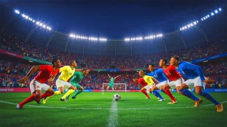 Illustration de la victoire du Maroc contre la France en demi-finale de la Coupe du monde U20.