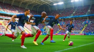 Illustration de l'équipe de France en quête de qualification pour la Coupe du monde 2026.