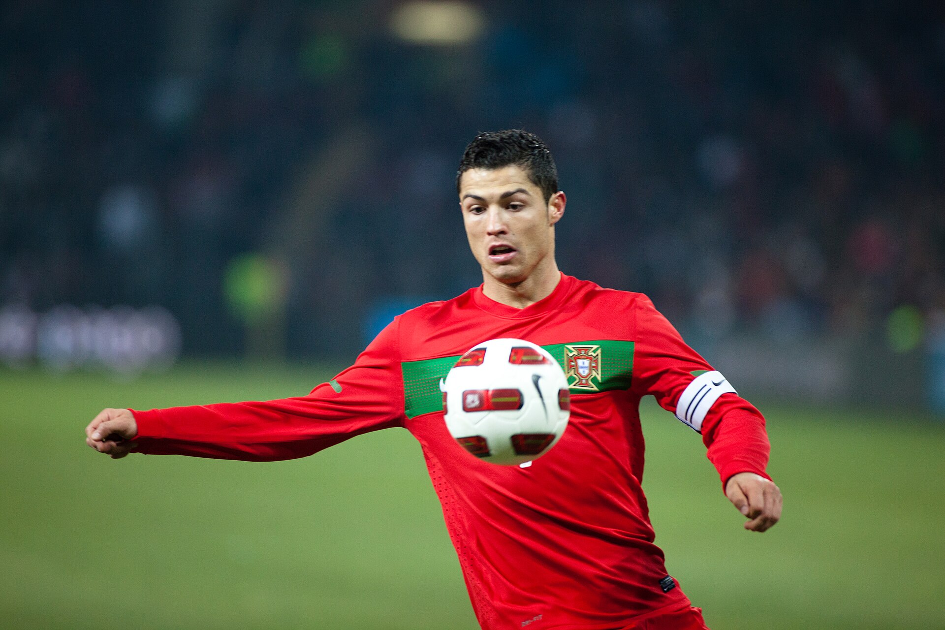 Cristiano Ronaldo sous le maillot du Portugal